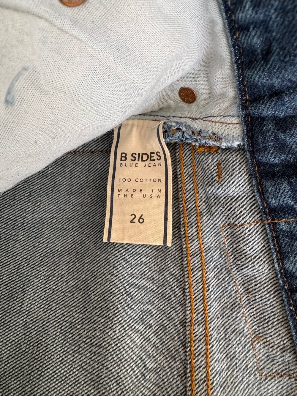 B SIDES Reworked Indigo Culotte Jeans - Picture 9 of 16